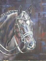Abstract Brown Horse