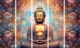 Buddha wall painting