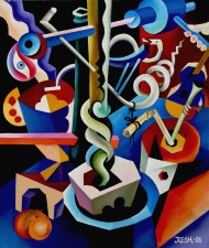 Composition#1   acrylic         60x70cm