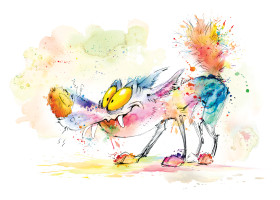 Crazy wolf