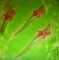 Hand painted iris.
