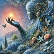 "Majestic Wilderness: A Nature Painting"