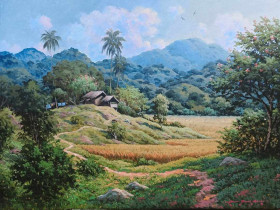 Morning mountains