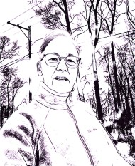 Pencil Drawing Elizabeth Johnson Grandma