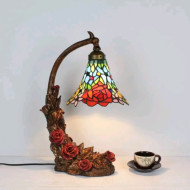 Stained glass lamps  Inch diameter  Desk lamps