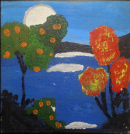 the moon art