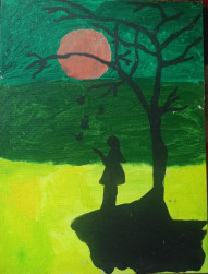 the red moon art