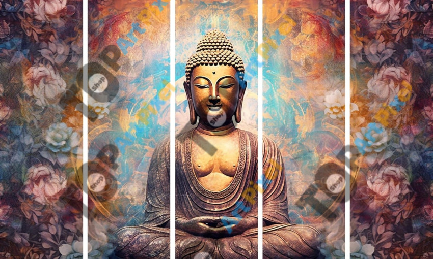 Buddha wall painting