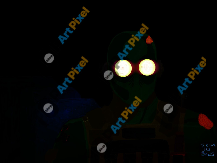 Future Afro soldier by Dom Jú