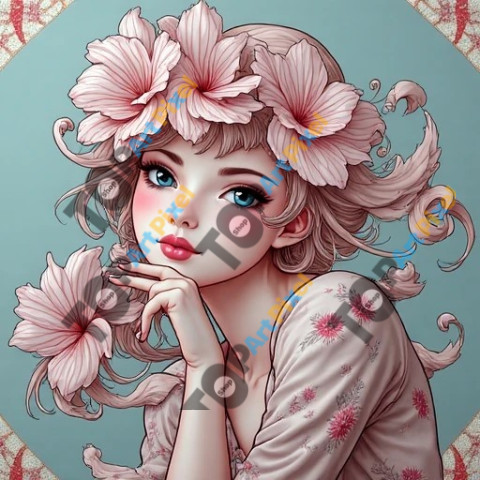 Flowerist Woman