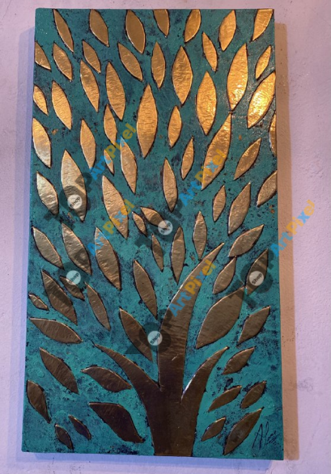 Modern Copper Wall Art