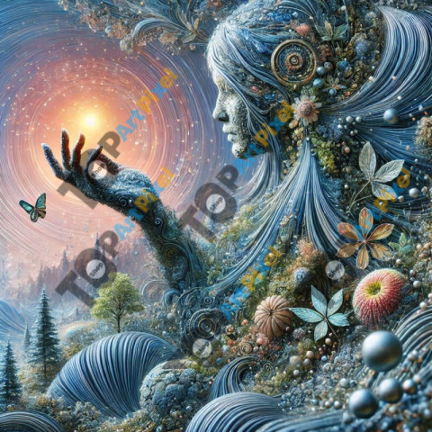 "Majestic Wilderness: A Nature Painting"