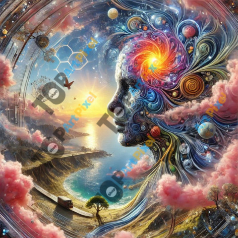 : "Whispering Woods: A Nature Painting