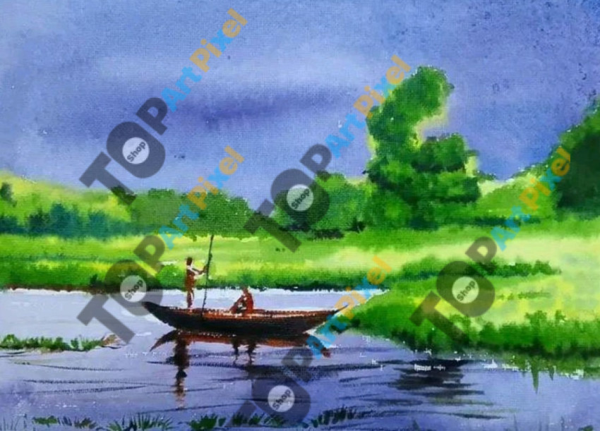 River and boat