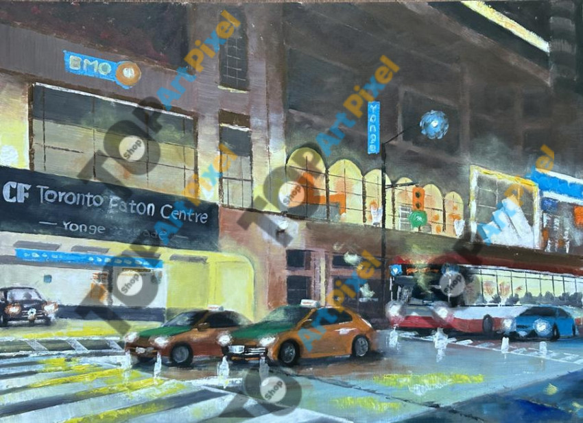 Passing by Toronto Eaton Centre