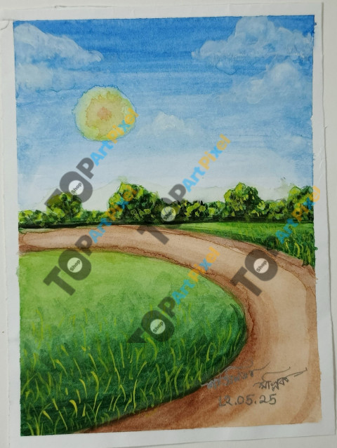 Village painting