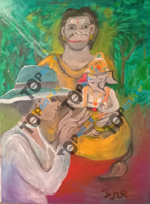 Elle adore ses divinités