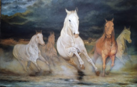a herd of horses